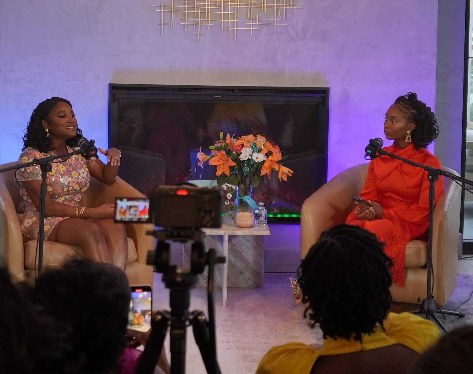 Ekemini Ogunsola speaking on stage